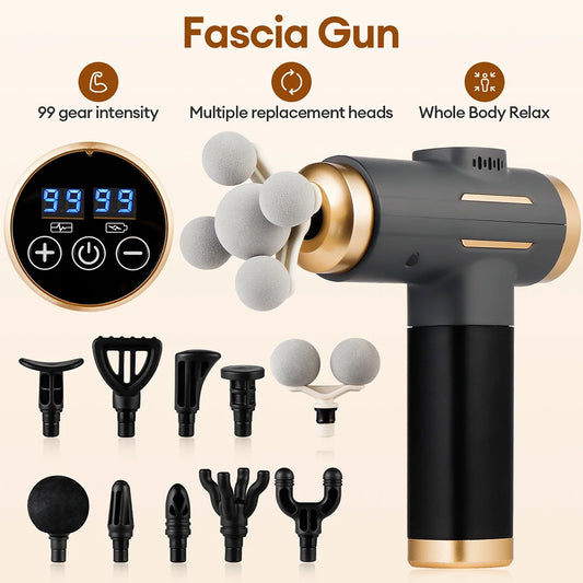 FlexGun™ 11-Head Percussion Massage Gun