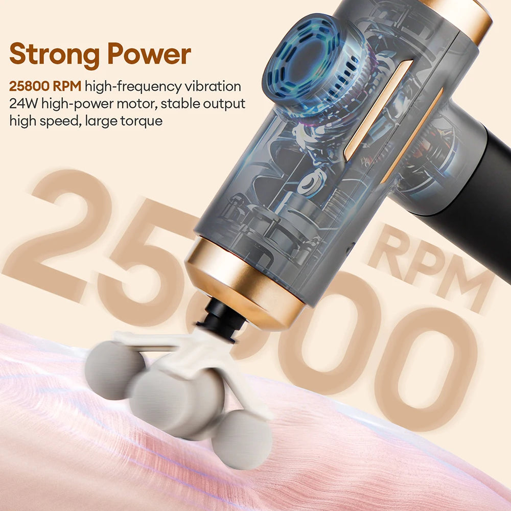 FlexGun™ 11-Head Percussion Massage Gun