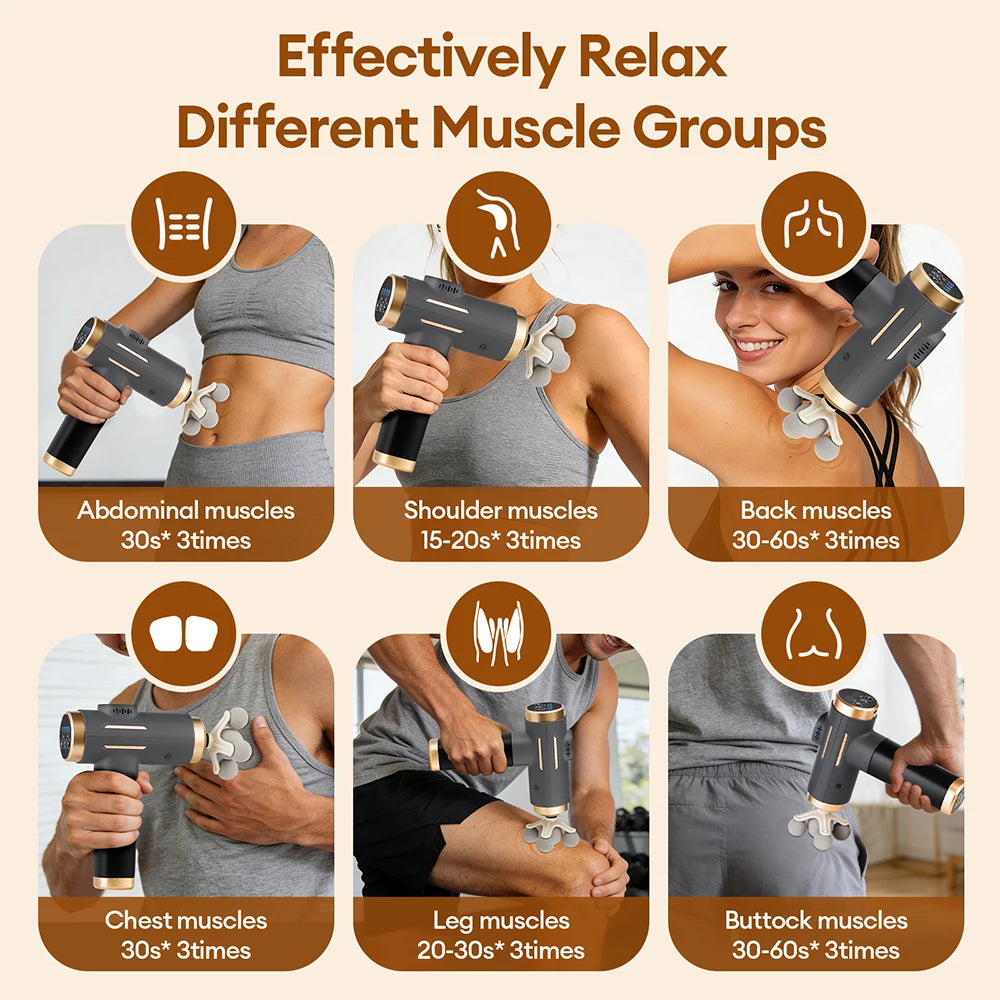 FlexGun™ 11-Head Percussion Massage Gun